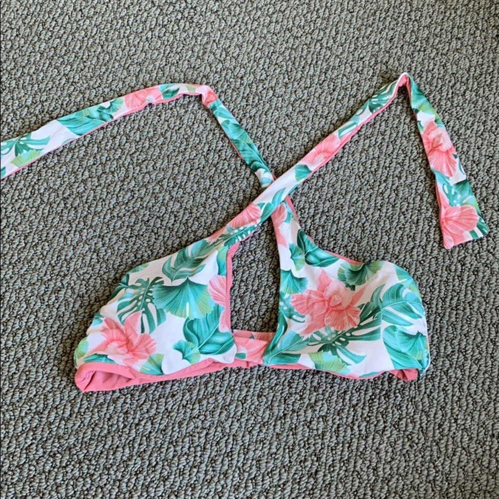 GB BIKINI HALTER TOP REVERSIBLE